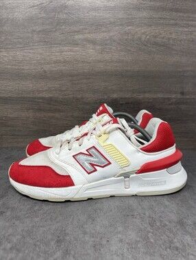 New Balance 997S White Red Size 10 Mens ENCAP Reveal Retro Sneakers MS997LOJ